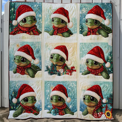 Santa Turtle WY0412013CL Quilt