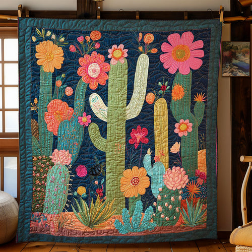 Blooming Cactus WN1211032CL Quilt