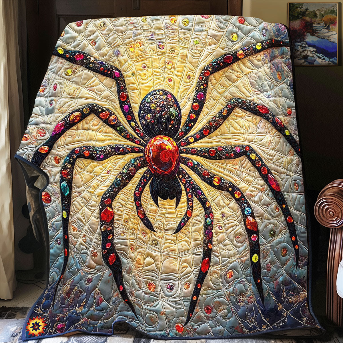 Gemstone Spider WY0912034CL Quilt