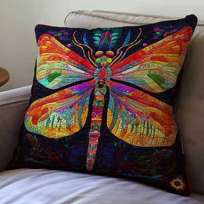 Colorful Dragonfly WY1012097CL Quilt Pillow Case