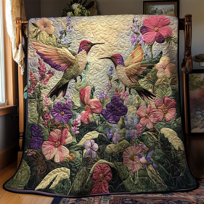 Hummingbird's Floral Feast WN0111008CL Quilt