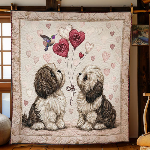 Romantic Shih Tzu WN2412017CL Quilt