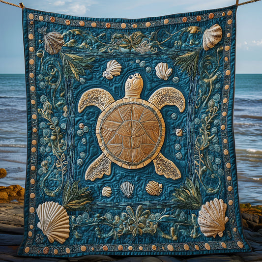 Turtle In Mystic Ocean WY1902098CL Quilt