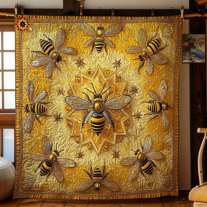 Mandala Bee WY2612031CL Quilt