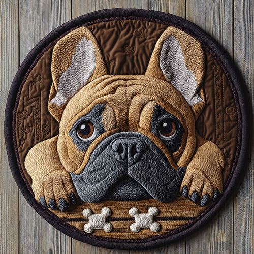 Bull Hopping CP2304013CL Quilted Round Mat