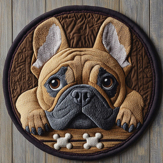 Bull Hopping CP2304013CL Quilted Round Mat