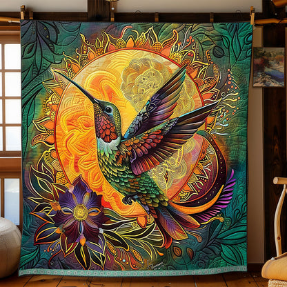 Mandala Sunrise Hummingbird WP0609033CL Quilt