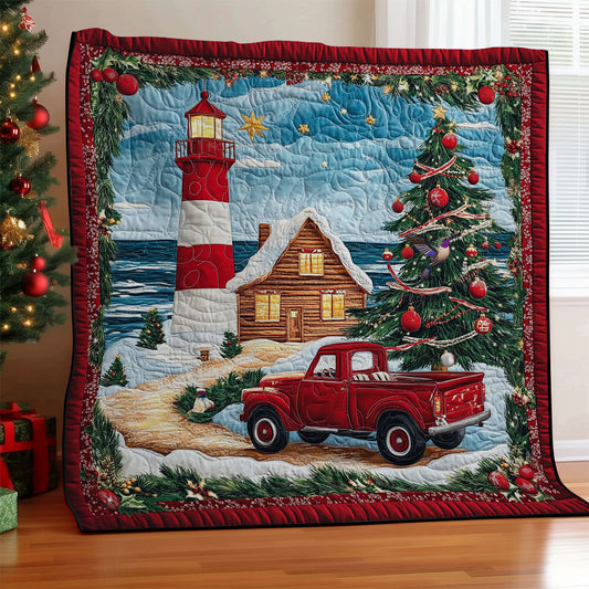 Christmas Lighthouse WY2511019CL Quilt