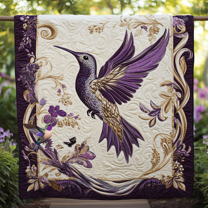 Lavender Breeze Hummingbird WG1112010CL Quilt