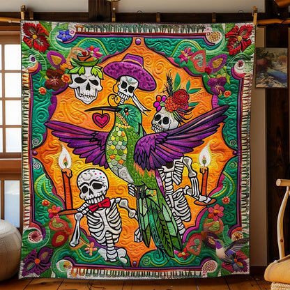 Hummingbird And Skeleton WN2110046CL Quilt