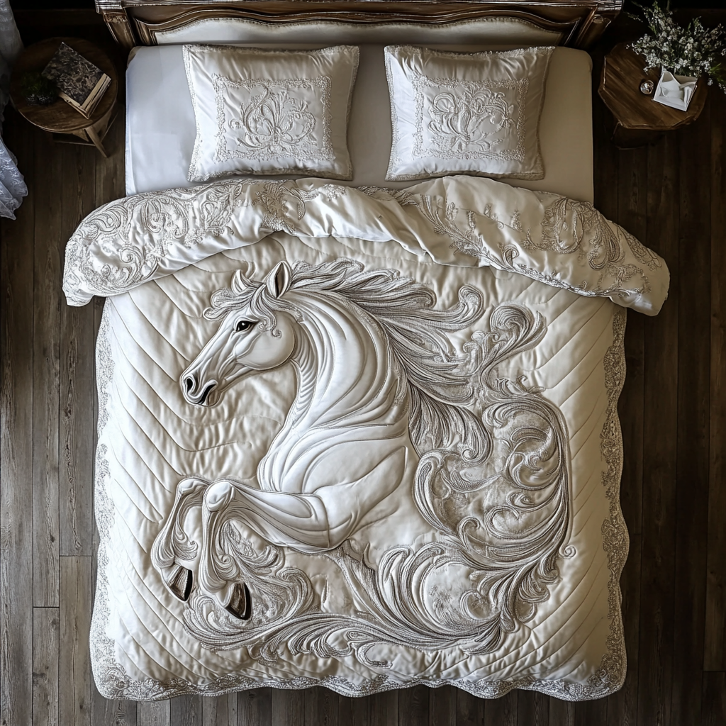 White Horse WY0201010CL Duvet Cover Set