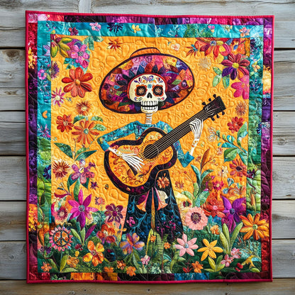 Mexican Dia De Los Muertos WJ0212022CL Quilt