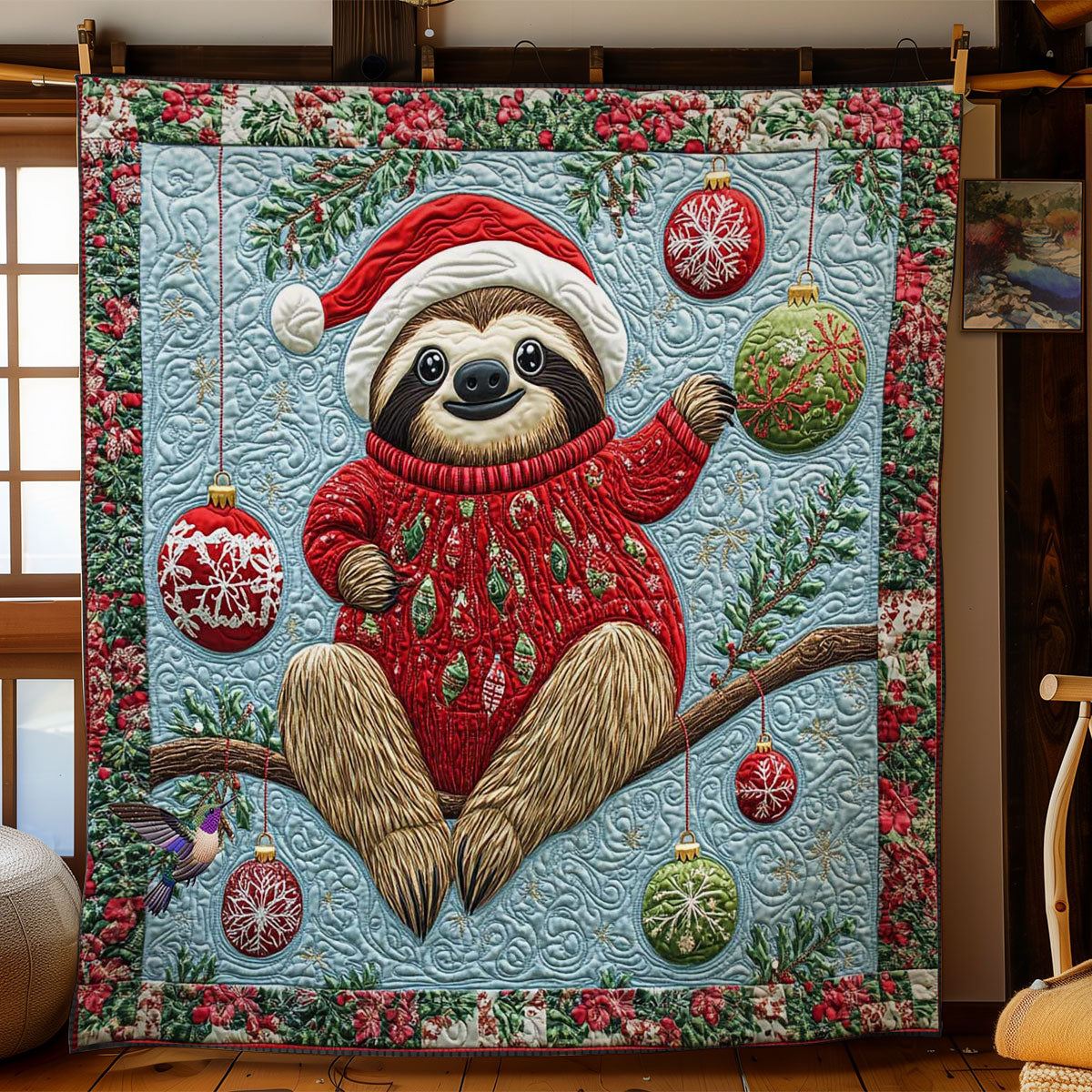 Merry Slothmas WN1612011CL Quilt