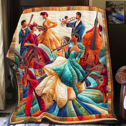 Vibrant Jazz Band WY1701070CL Quilt