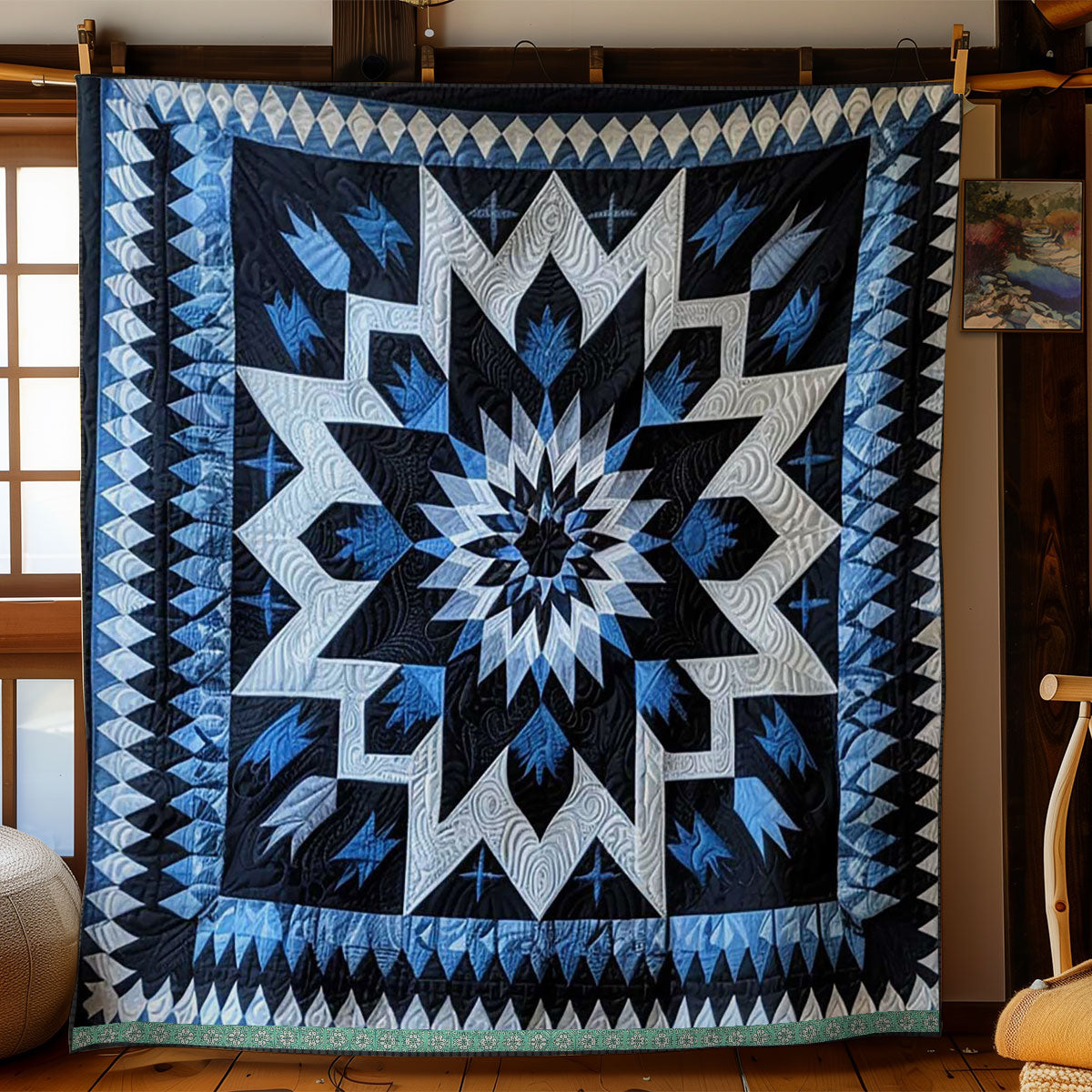 Native American Star WJ2009020CL Quilt