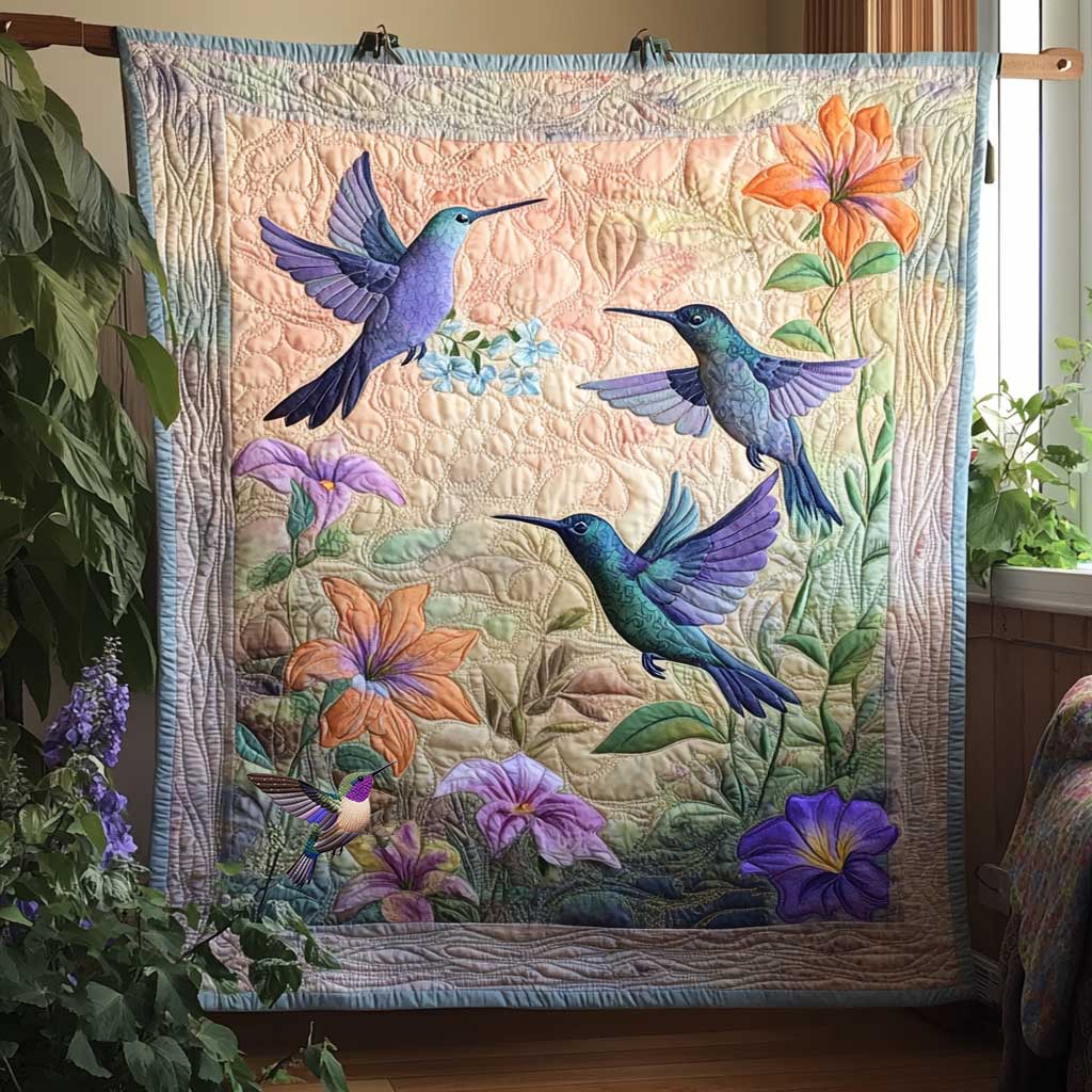 Dancing Hummingbird WN2810086CL Quilt