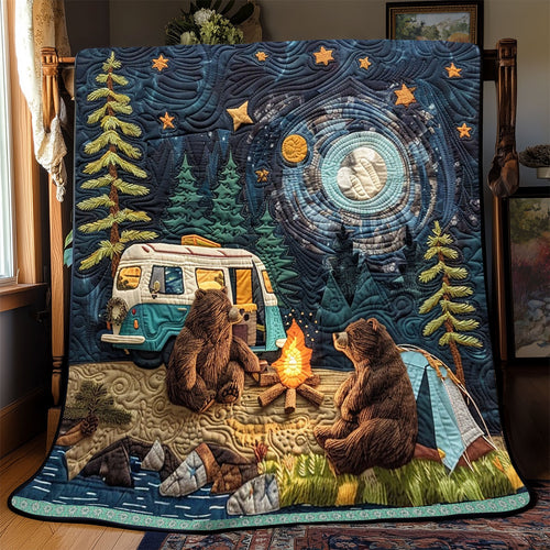 Bear Family Camping WP0609002CL Quilt