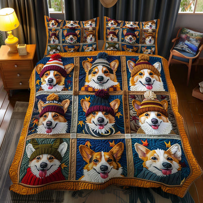 Cute Corgi WJ1209029CL Duvet Cover Set