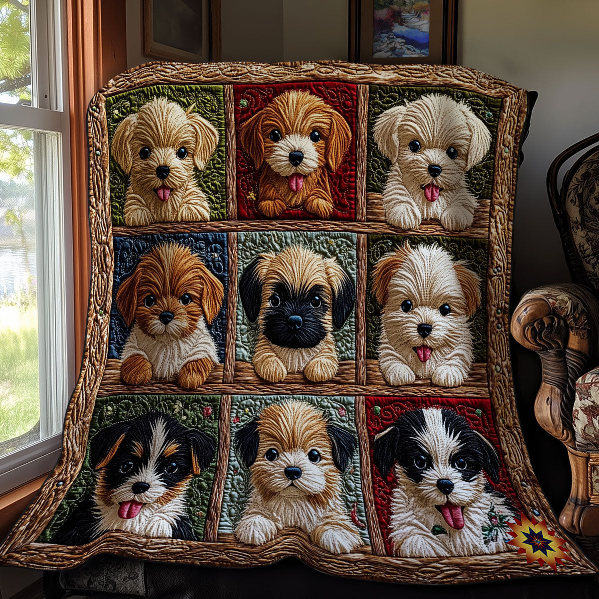 Cute Dog WY2911048CL Quilt