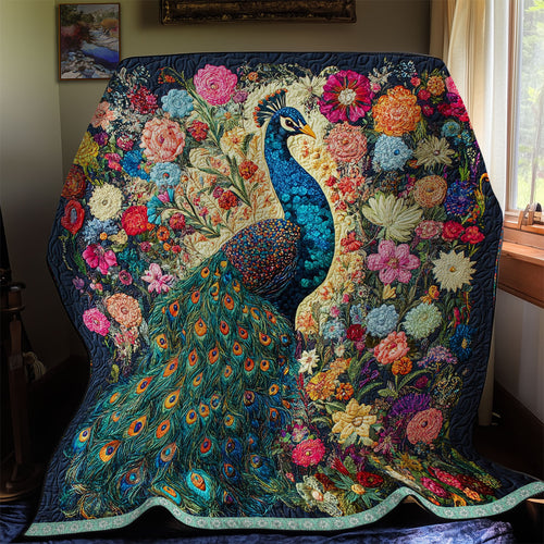 Peacock Flower WX0612028CL Quilt