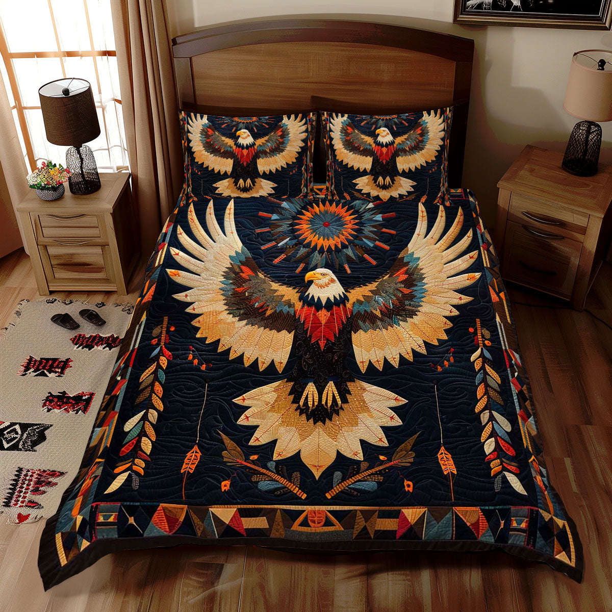 Eagle Native American WJ0810030CL Duvet Cover Set