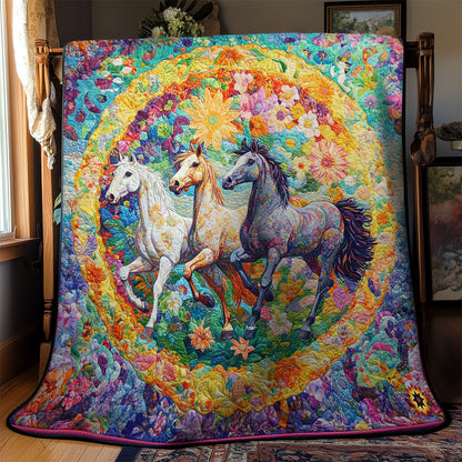 Rainbow Horse WY0811009CL Quilt