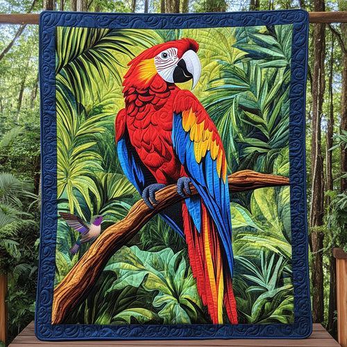 Parrot in Forest WX2110021CL Quilt