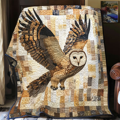 Owl Flying WX0601038CL Quilt