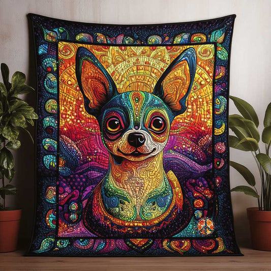 Chihuahua Cosmic Journey WN0410004CL Quilt