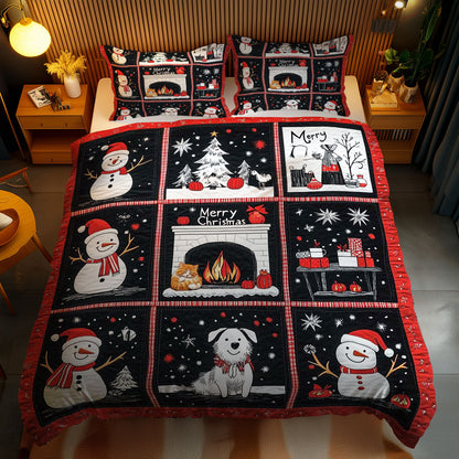 Dog's Winter Wonderland WN1010122CL Duvet Cover Set