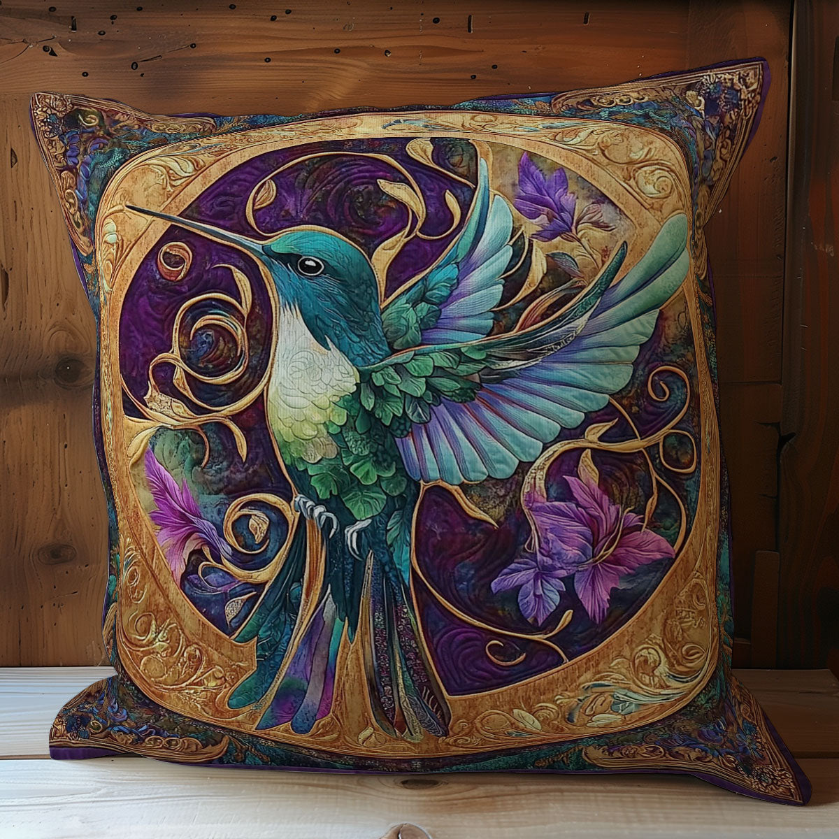 Hummingbird In Mystic Forest WY0602102CL Quilt Pillow Case