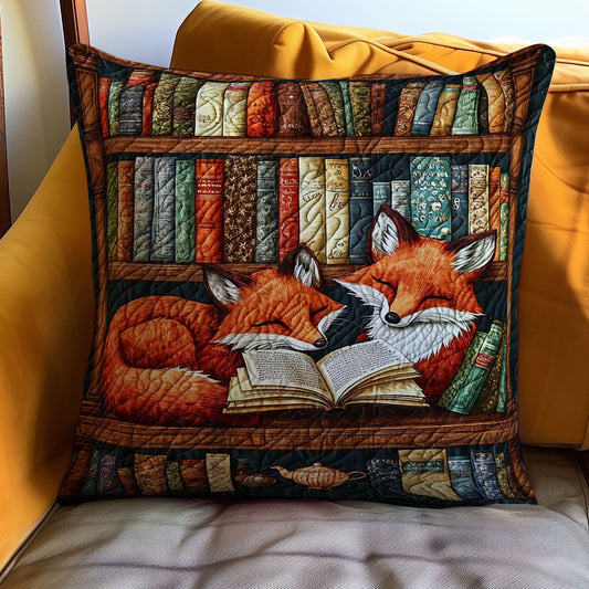 Fox Bookcase WJ0710035CL Quilt Pillow Case