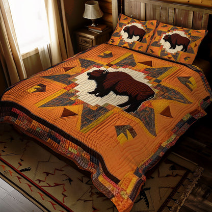 Native American Bison WJ3009028CL Duvet Cover Set