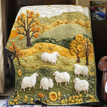 Sheep In Autumn WY1802030CL Quilt