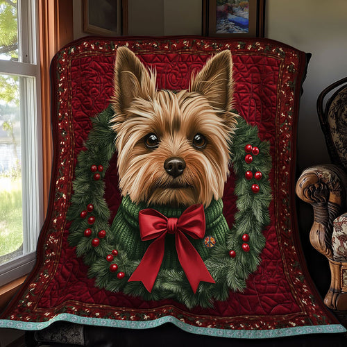 Yorkshire Terrier Christmas WT1110021CL Quilt
