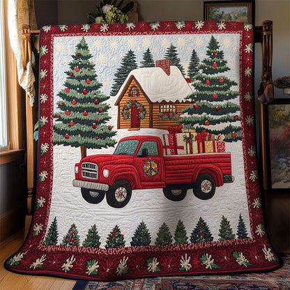 Red Truck Wonderland WN0611034CL Quilt