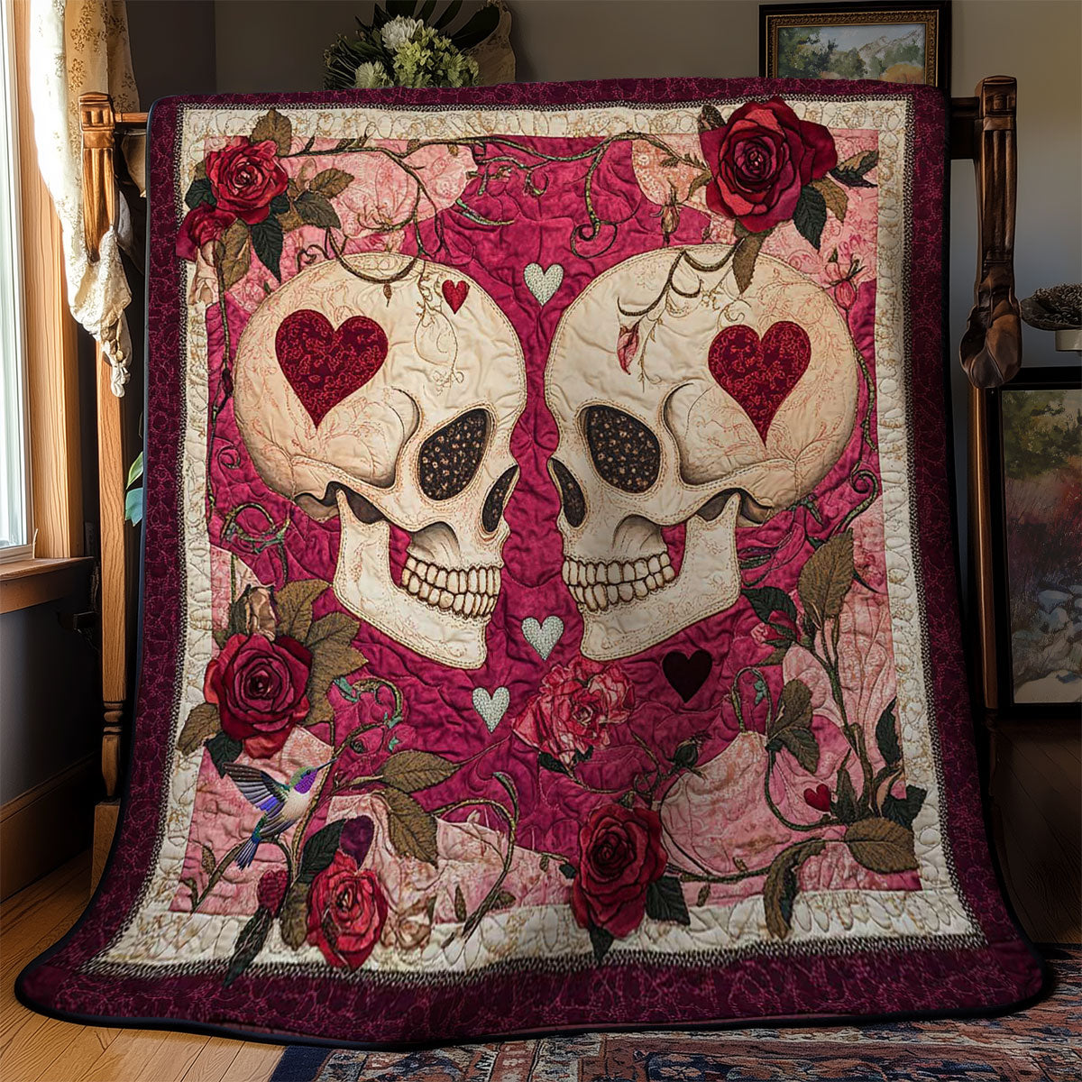 Forever Yours Skull WN0412008CL Quilt