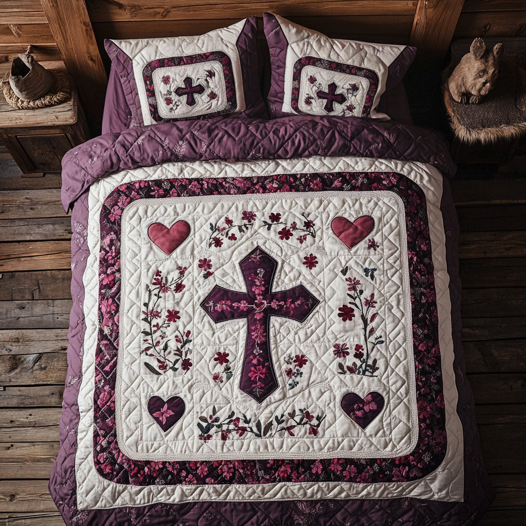 Heart Cross WY1401054CL Duvet Cover Set