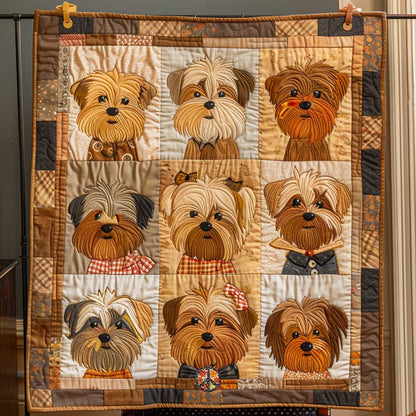 Autumn Miniature Schnauzer WP1210013CL Quilt