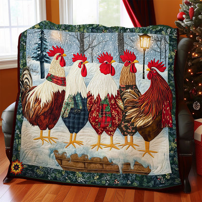 Winter Chicken WY2711044CL Quilt