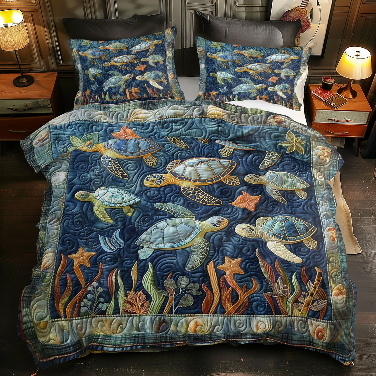 Sea Turtle WJ1209035CL Duvet Cover Set