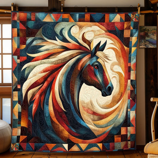 Horse Native American WJ2512014CL Quilt