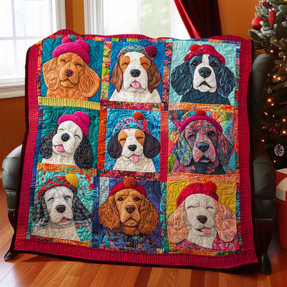 Sleeping Cocker Spaniel WY2211004CL Quilt