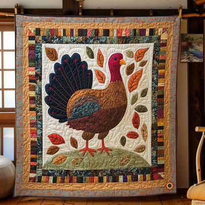 Rustic Turkey Charm WJ2612021CL Quilt