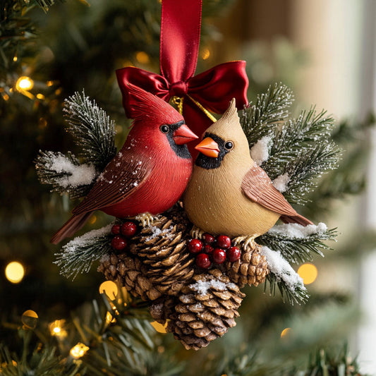 Christmas Love Cardinal WN2110011CL Christmas Ornament