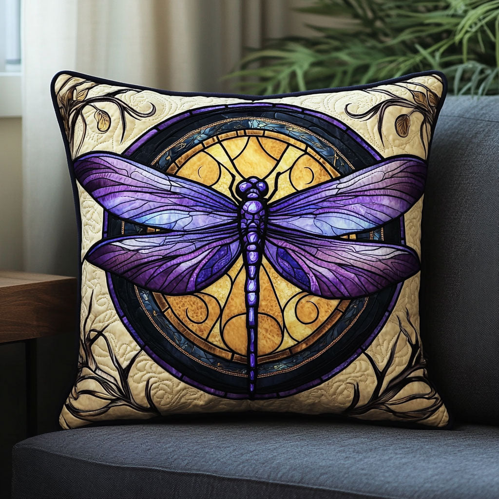 Dragonfly Purple WT2702086CL Quilt Pillow Case