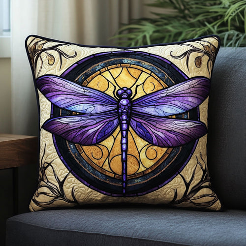 Dragonfly Purple WT2702086CL Quilt Pillow Case