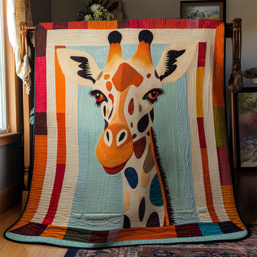 Portrait Giraffe WX0912017CL Quilt
