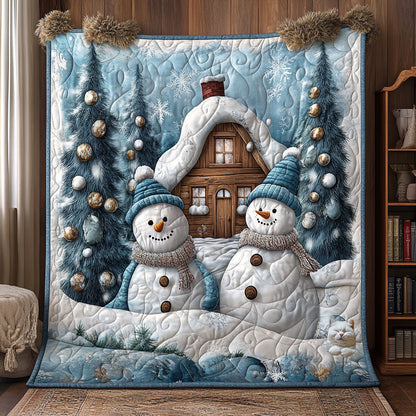 Christmas Snowman WT1010041CL Quilt