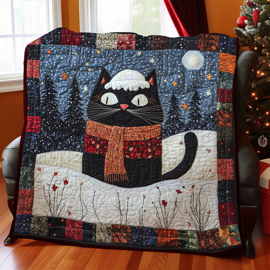 Freezing Cat WY18100011CL Quilt